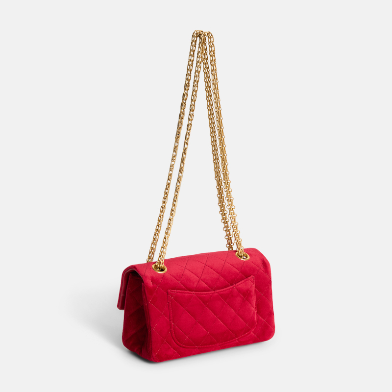 Super Flea Market+Chanel+2.55 red velvet bag auction+Kristine Frseth 2